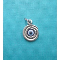 FANCY EYE SPIRAL CHARM