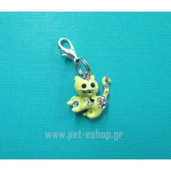 YELLOW KITTEN CHARM 3-D