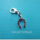 RED HORSESHOE CHARM