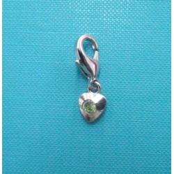 DIAMOND HEART CHARM